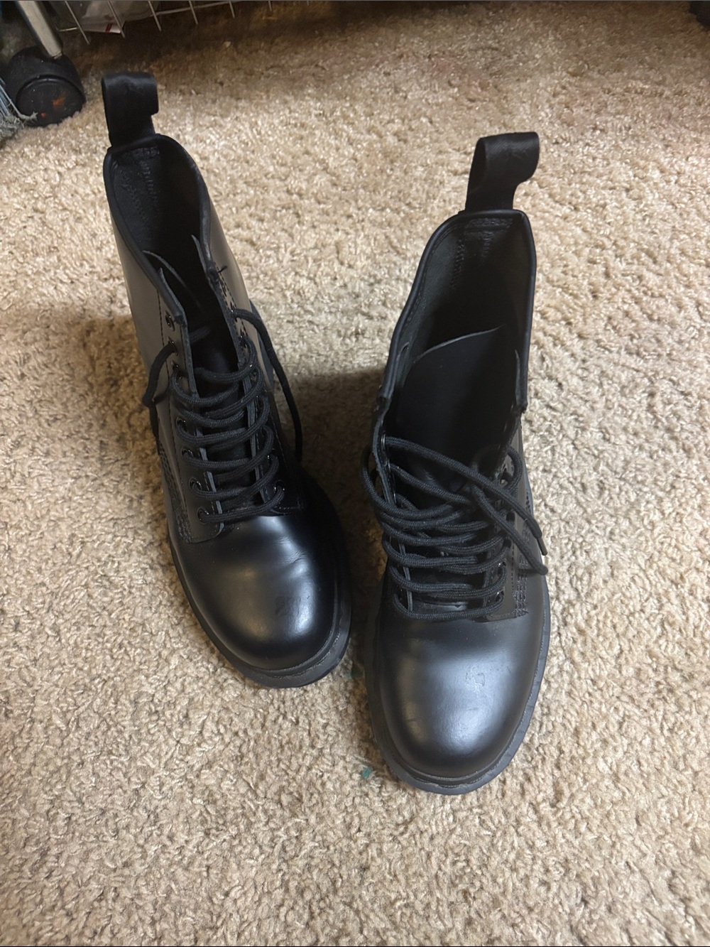 Dr. Martens 1460 Mono Smooth Leather Lace Up women's 8 - Picture 2 of 5